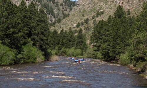 Rafting the Poudre River