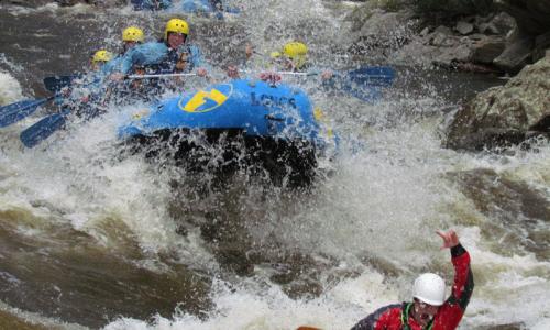 Rafting the Poudre River