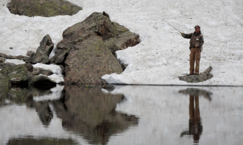 Estes Park Colorado Winter Fishing