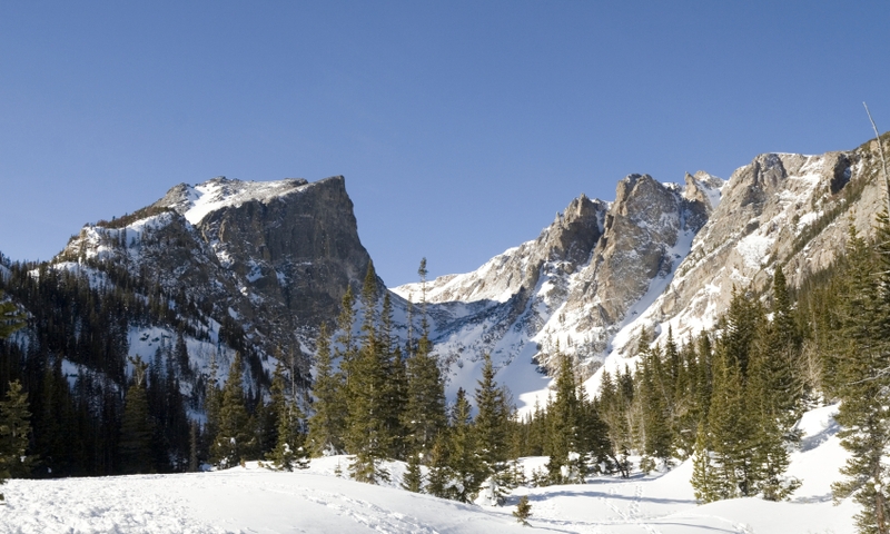 Rocky Mountain National Park Hallet Peak Colorado