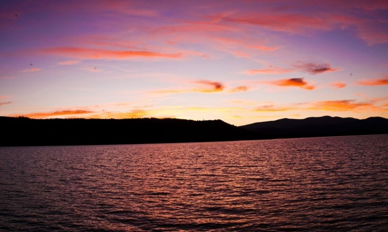 Sunset over Lake Granby