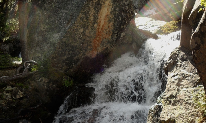 Ypsilon Lake Estes Park Hiking Backpacking Trail Colorado Rocky Mountain National Park Waterfalls